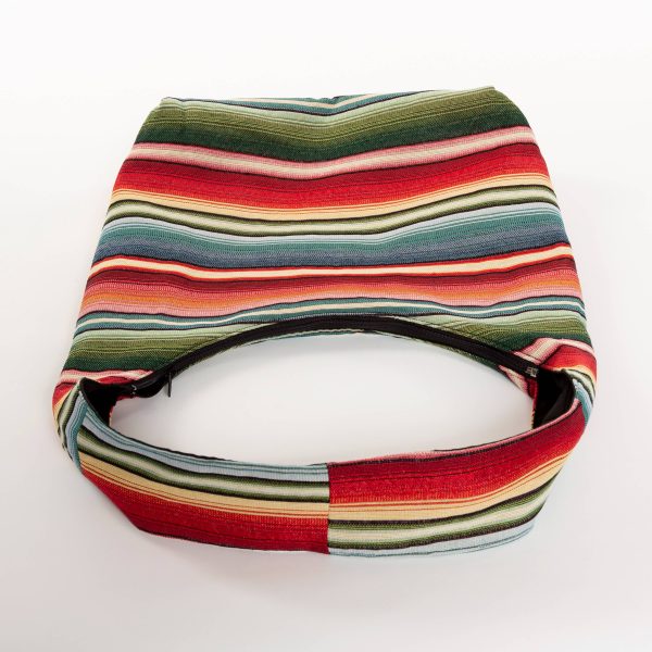 Bolso hobo de jacquard multicolor - Imagen 10