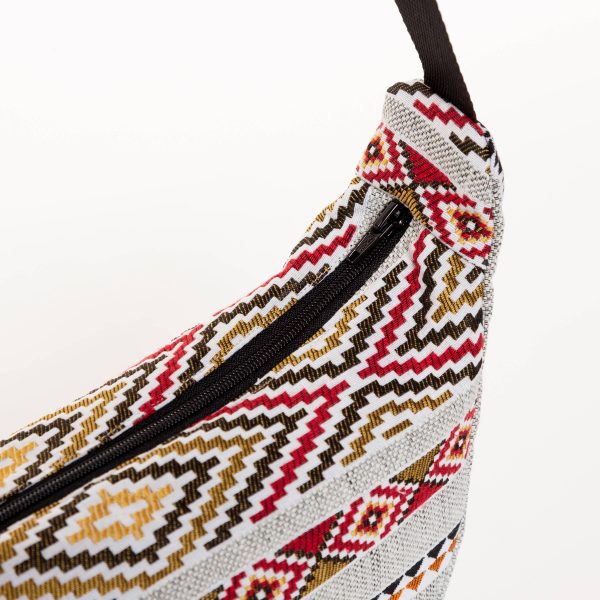 Riñonera de media luna con estampado tribal - Imagen 5