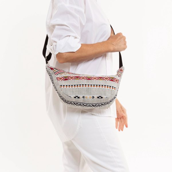 Riñonera de media luna con estampado tribal - Imagen 10