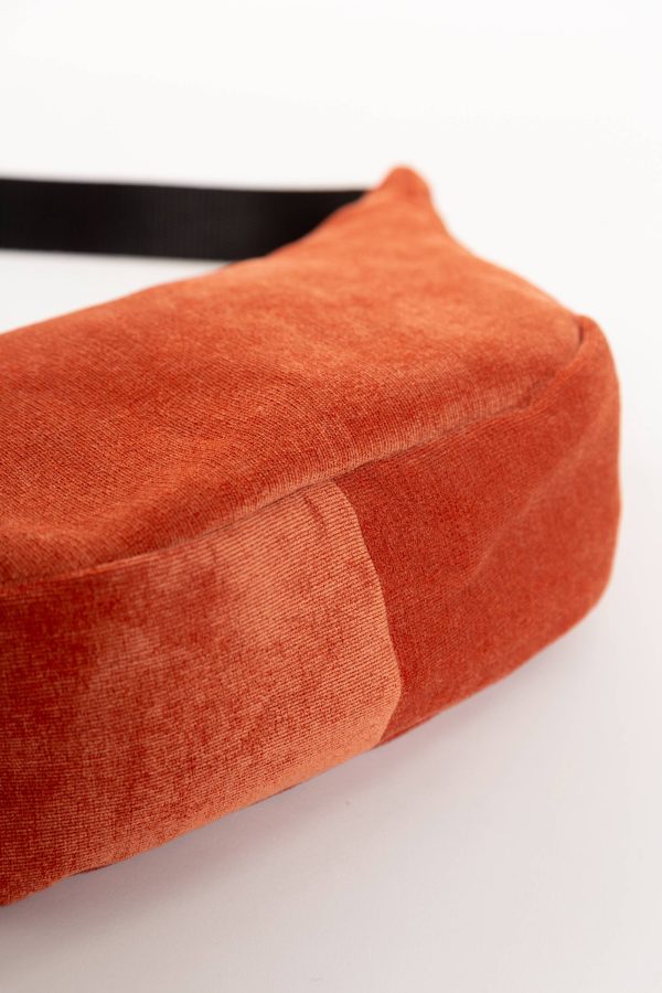 Riñonera de terciopelo naranja - Imagen 10